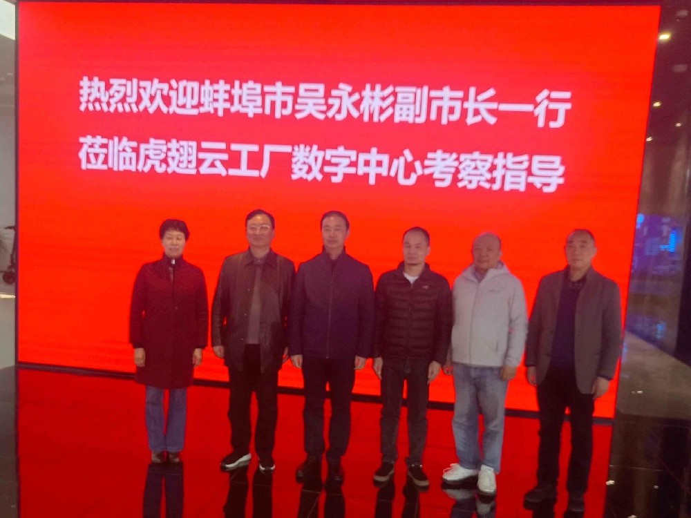 【协会动态】高安会长陪同蚌埠市吴永彬副市长 考察南京虎翅云工厂数字中心
